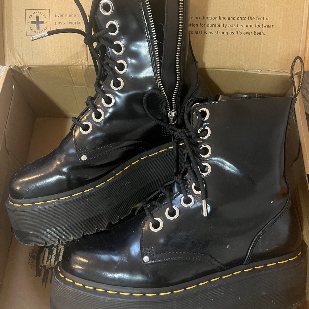 Dr Marten Platform Boots - image 3